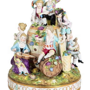German Thieme Porcelain Figural Group