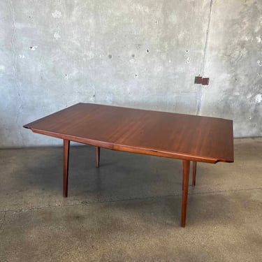 Richard Thompson For Glenn of California Walnut Dining Table w/ 3 Leaves