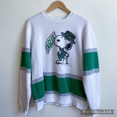 Vintage 90s Philadelphia Eagles Snoopy Sweatshirt XL 