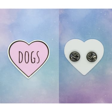 Dogs Pin Dog Lover Resin Button Badge 