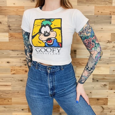 Vintage Goofy Disneyland Baby Tee Shirt 