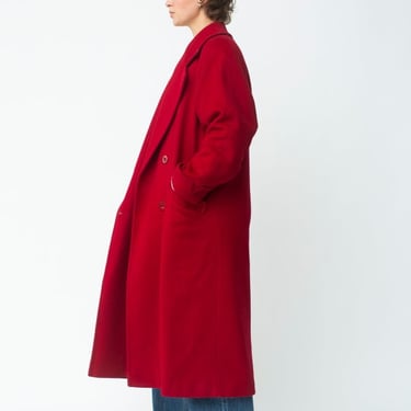 Wool Coat - Red