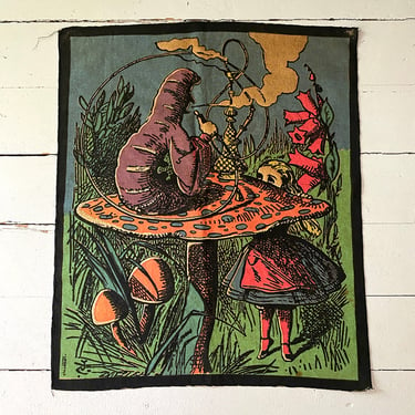 1970's Alice in Wonderland Wall Hanging