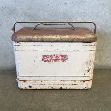 Vintage Rustic Therm - a - Chest Cooler