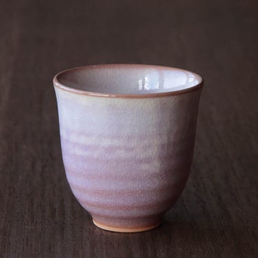 Lavender Color Tea Cup | Hagi Ware | Japanese Pottery 