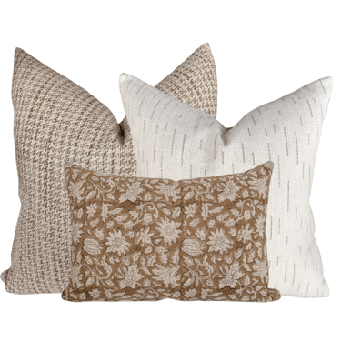 Modern Cottage Vibe Pillow Cover Set