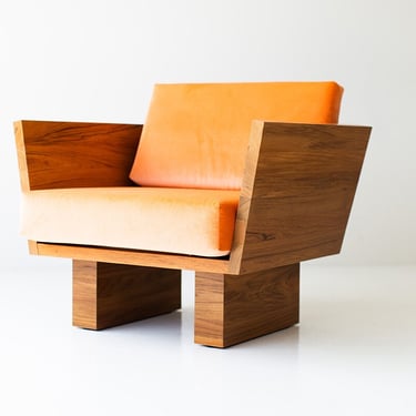 Solid Teak Outdoor Lounge Chair - The Suelo 