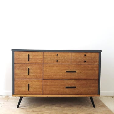 Sold - Vintage MCM Wood Dresser 