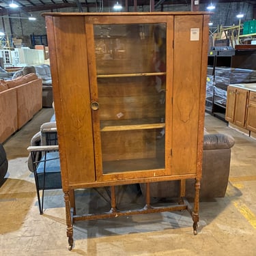 Tall Display Cabinet with Glass Door