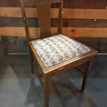 Small Upholstered Chair, 16 x 16.25 x 28.5