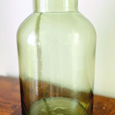 Large Glass Vase in Light Green