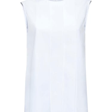 Marni Women White Poplin Sleeveless Top