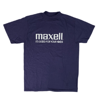 Vintage Maxell &quot;It's Good For Your Heads&quot; T-Shirt