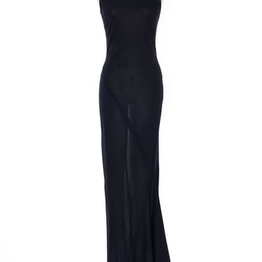 Donna Karan Sleeveless Jersey Gown