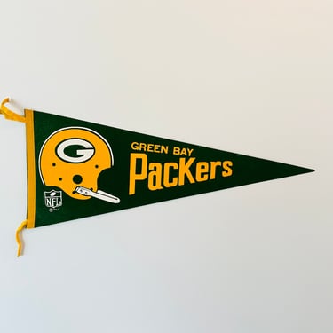 Vintage 1967 Green Bay Packers Full Size NFL Pennant 