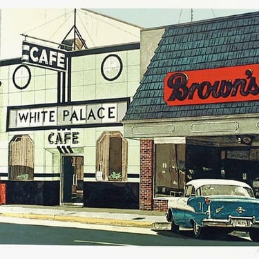 White Palace Cafe by John Baeder 