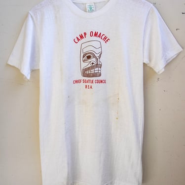 1960s T-Shirt BSA Seattle Boy Scouts Tee S/M 