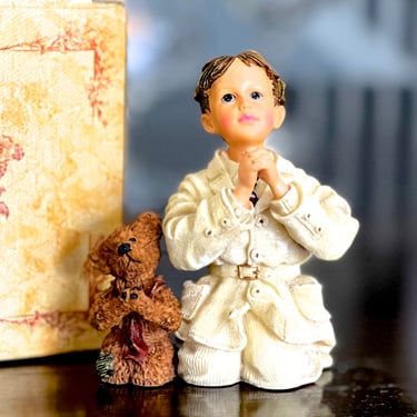 VINTAGE: 1999 - Boyds Bears "Mark with Luke...The Prayer" Figurine in Box - Yesterday's Child - #3545 - Praying - NIB - SKU 35-C-00035404 