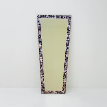 mid century mosaic XL wall mirror Germany 1960s 