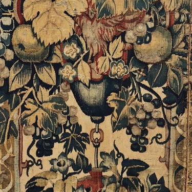 Pair of Early 17th Century Tapestry Panel Fragments