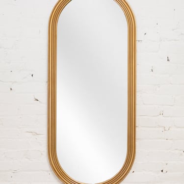 Gold Oval Dressing Mirror