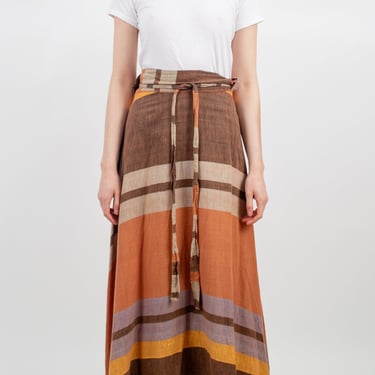 1970s Indian Style Cotton Wrap Skirt