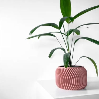 The Vilex | Textured Planter Pot | 3D Printed Modern Design Pot | 2.5