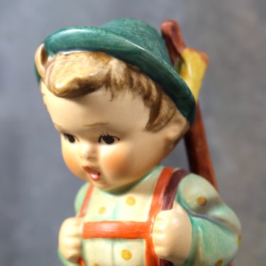 Vintage Hummel Figurine | "Sensitive Hunter" | Figurine #0/6 | Goebel Hummel | Boy with Bunny | 1979-1990 | Bixley Shop 