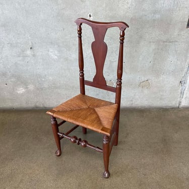 Antique George Gaines Style Chippendale French Country Accent Chair