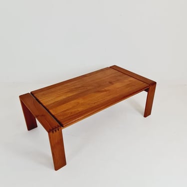 Rare Danish solid teak coffee table by EMC Møbler, 1960s 