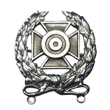 Expert Marksman Badge Rifle Pin Sterling Silver US ARMY Military WW2 WWII M27 