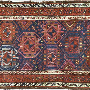 Antique Afghani Baluch 2'11" x 4'7"