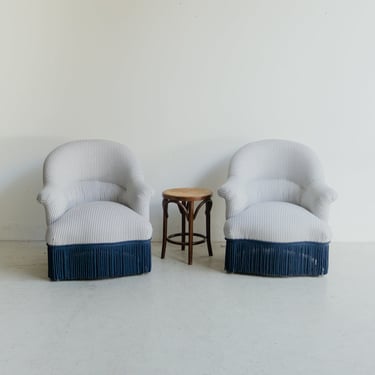 Pair of Vintage Crapaud Chairs