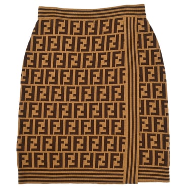 Fendi Zucca Skirt Brown #40