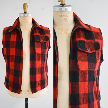 Late 1940s/Early 1950s Woolrich Buffalo Check Vest 