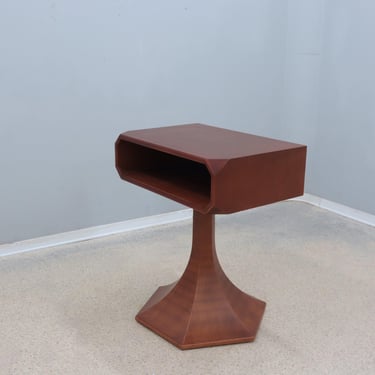 Luigi Massoni revolving side table / console Italy 1960s 