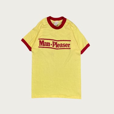 (S) 70s Man-Pleaser Ringer Tee