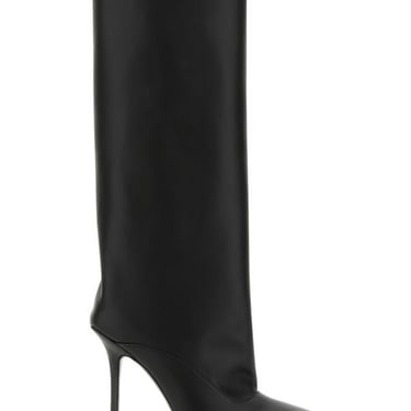 The Attico Woman Black Leather Sienna Boots