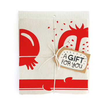 DC Flag Dish Towel + Sponge Cloth Gift Set