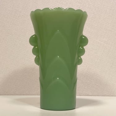 Fire King Jade-ite Flower Vase 