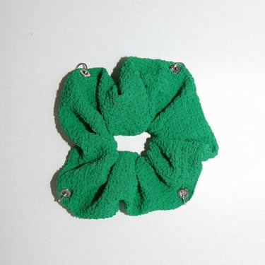 KkCo Pierced Scrunchie - Grass