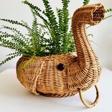 Elephant Basket Planter