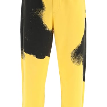 Moschino Graphic Print Jogger Pants With Logo Men