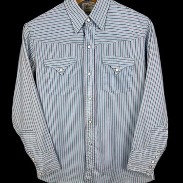 Vintage 1950s H BAR C Western Shirt ~ fits S to M (Short) ~ Cowboy ~ Rockabilly ~ Pearl Snap Button ~ Shotgun Cuffs 