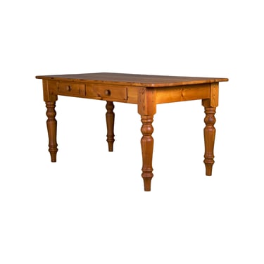 English Country Style Pine Dining Table 