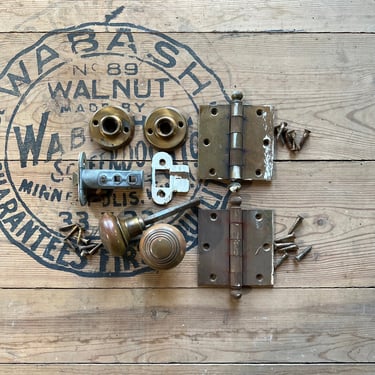 Vintage 1940s Sargent Door Hardware Complete Set 