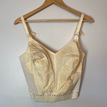 Vintage 1950’s bullet bra~ 40 C cotton deadstock rockabilly pinup style ~ Penney’s Adonna cage bra 
