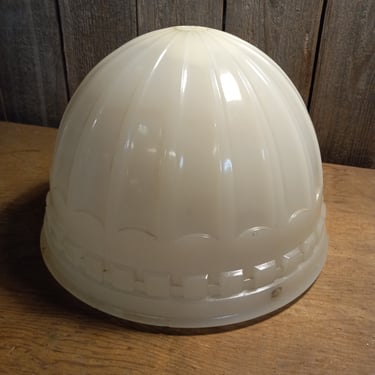 Antique Art Deco Glass Shade, 11.375 x 7.5