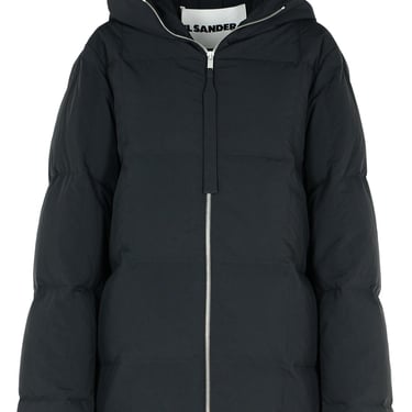 Jil Sander Black Recycled Polyester Down Jacket Women