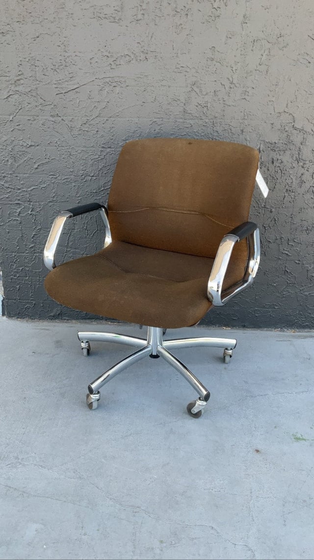 椅子 vintage 90's Postmodern Chair Vintage Amisco 1992 White Steel Rocking Chair-retro Rocking